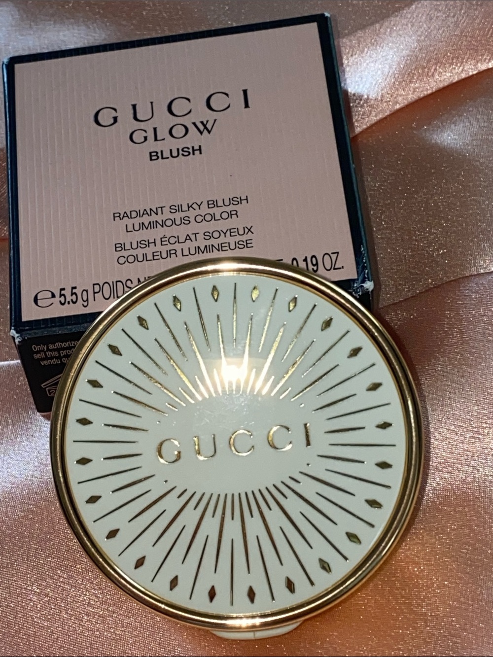 Gucci limited Ed super Glow Blush A— Luminous Fuchsia -Bright Pink Coral New - Picture 6 of 12